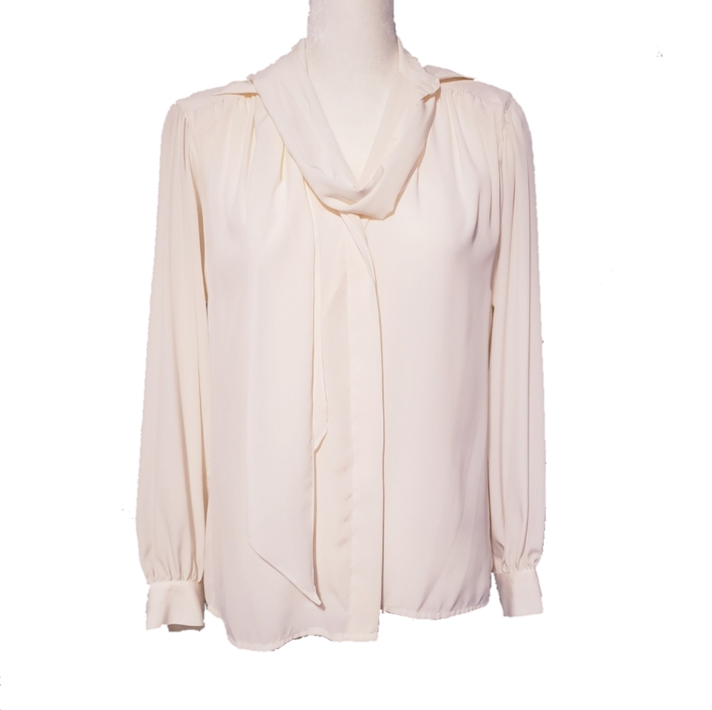 Evan picone Vintage blouse Button cream m